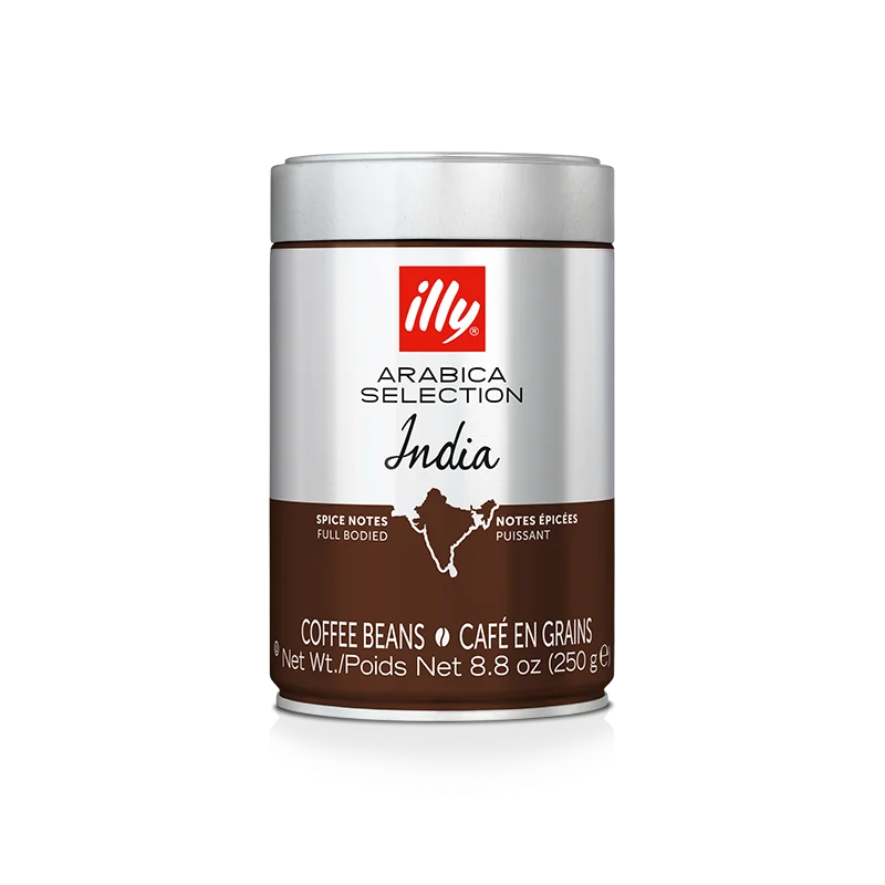 دانه قهوه ایلی مدل india مقدار 250 گرم