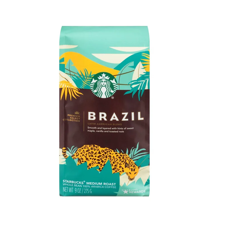 دانه قهوه استارباکس Brazil برزیل 250 گرمی