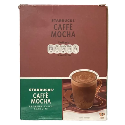 قهوه فوری استارباکس موکا Mocha ده عددی