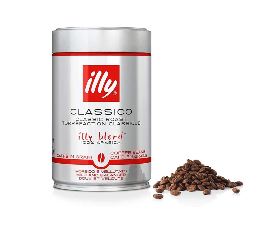 قوطی دانه قهوه‌ ایلی مدل Classico Blend مقدار 250 گرم