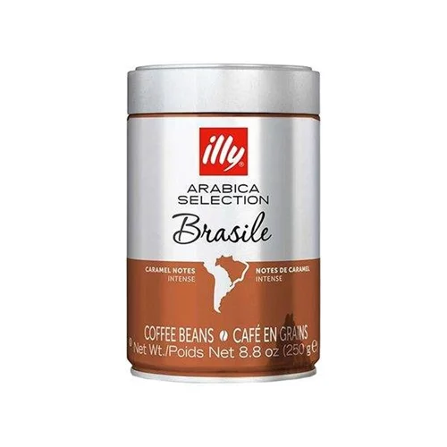 دانه قهوه ایلی مدل brasile مقدار 250 گرم