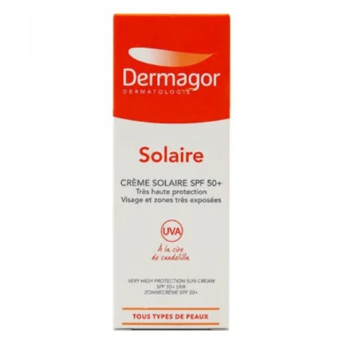 کرم ضد آفتاب درماگور بی رنگ SPF50
