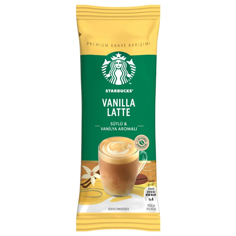 قهوه فوری استارباکس طعم وانیل vanilla latte