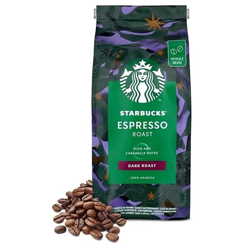 دانه قهوه استارباکس اسپرسو مدل Dark Roast